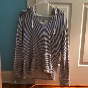 Blue and white stripped sweater